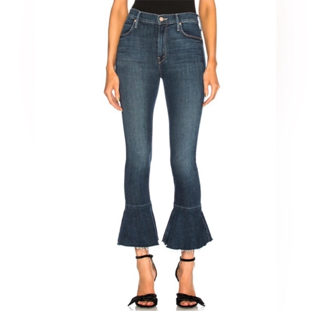 📌 MOTHER The Cha Cha In Clean Sweep Blue Wash Jean